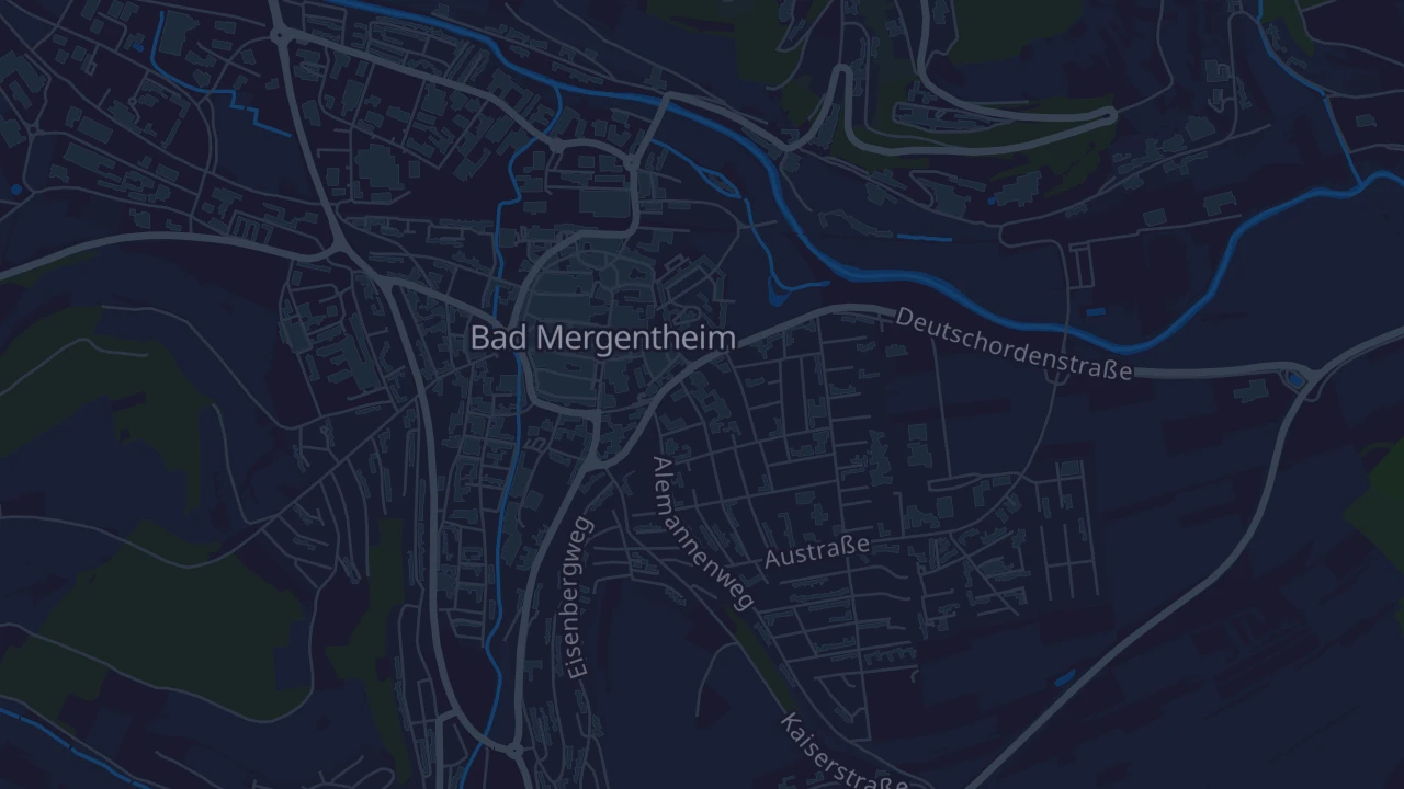 Karte von Bad Mergentheim