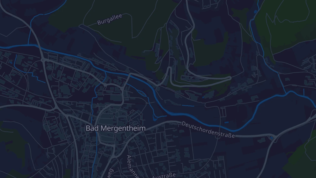 Karte von Bad Mergentheim