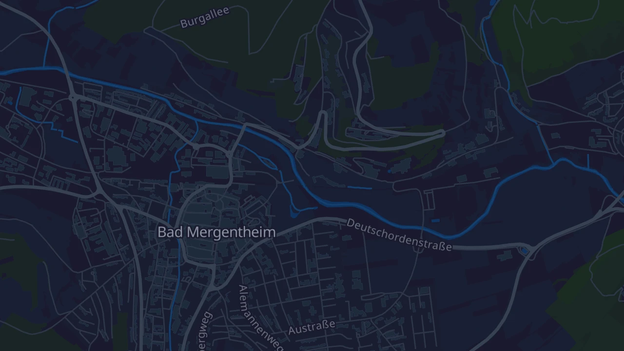 Karte von Bad Mergentheim