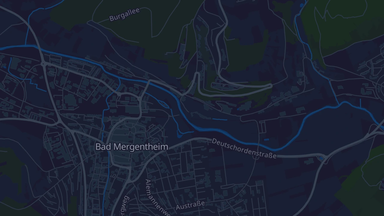 Karte von Bad Mergentheim