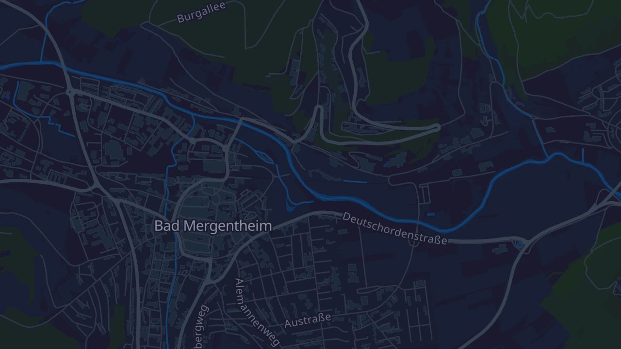 Karte von Bad Mergentheim