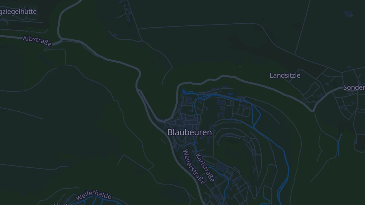 Karte von Blaubeuren