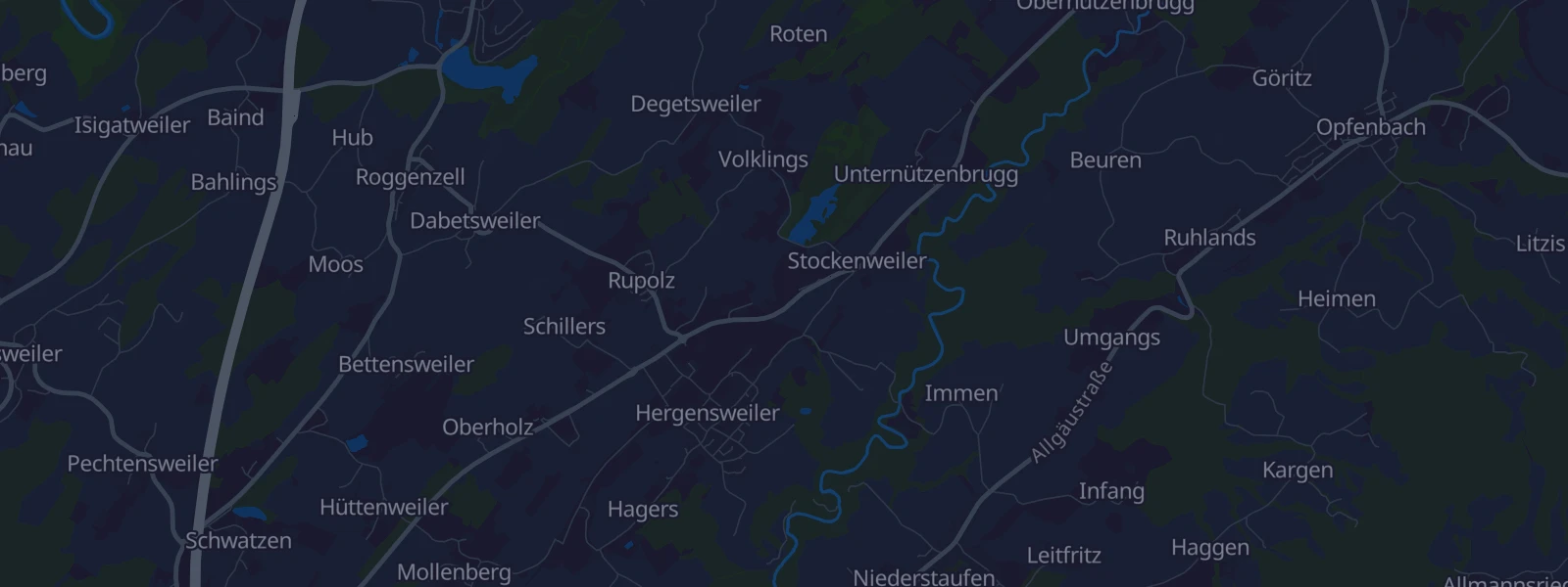 Karte von Hergensweiler