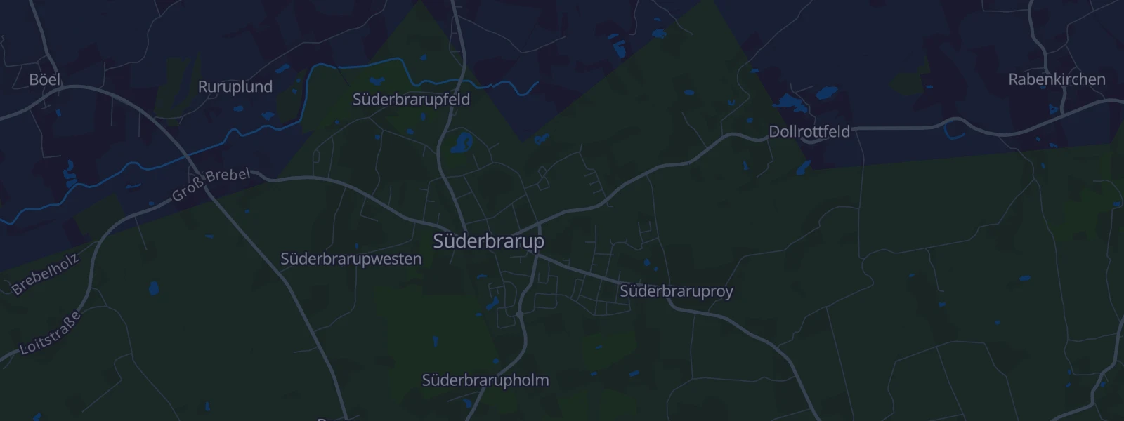 Karte von Süderbrarup