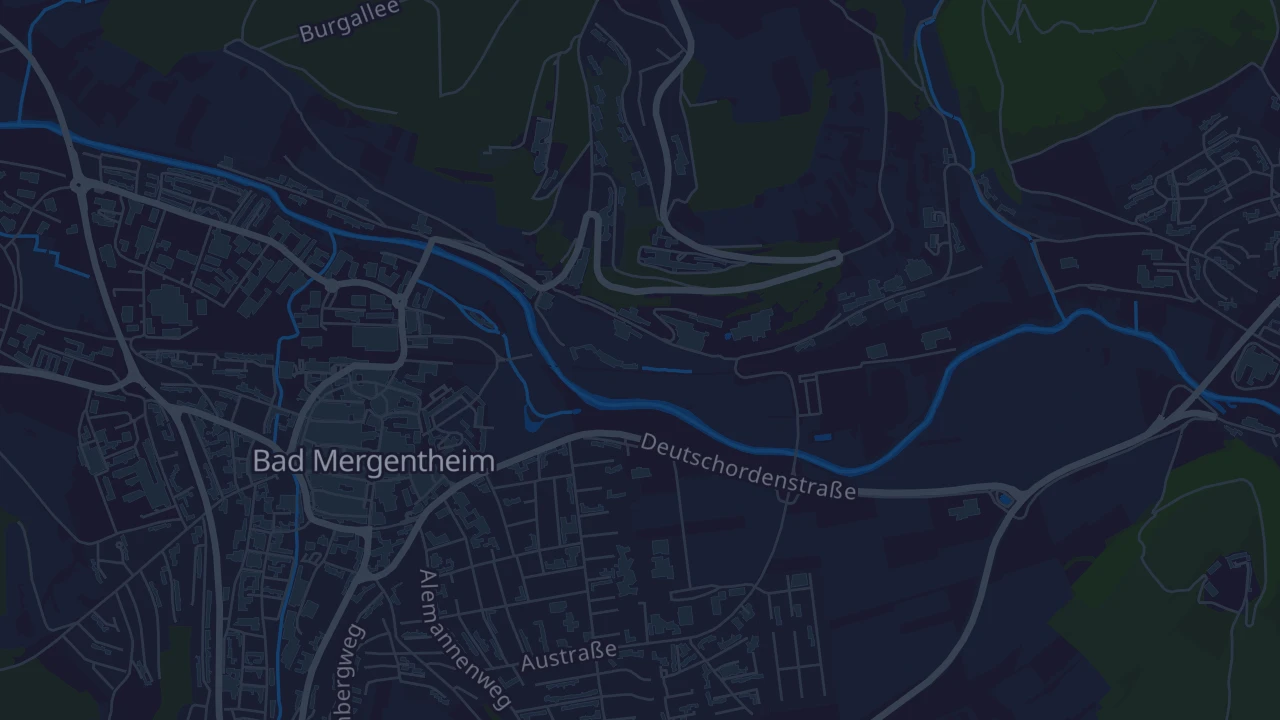 Karte von Bad Mergentheim