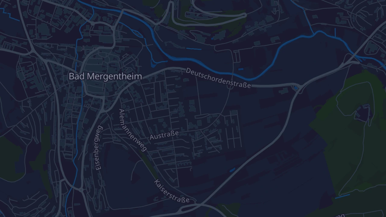 Karte von Bad Mergentheim