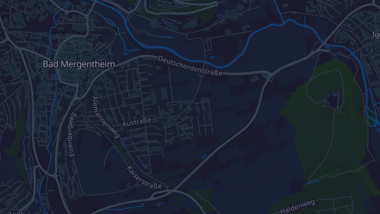 Karte von Bad Mergentheim