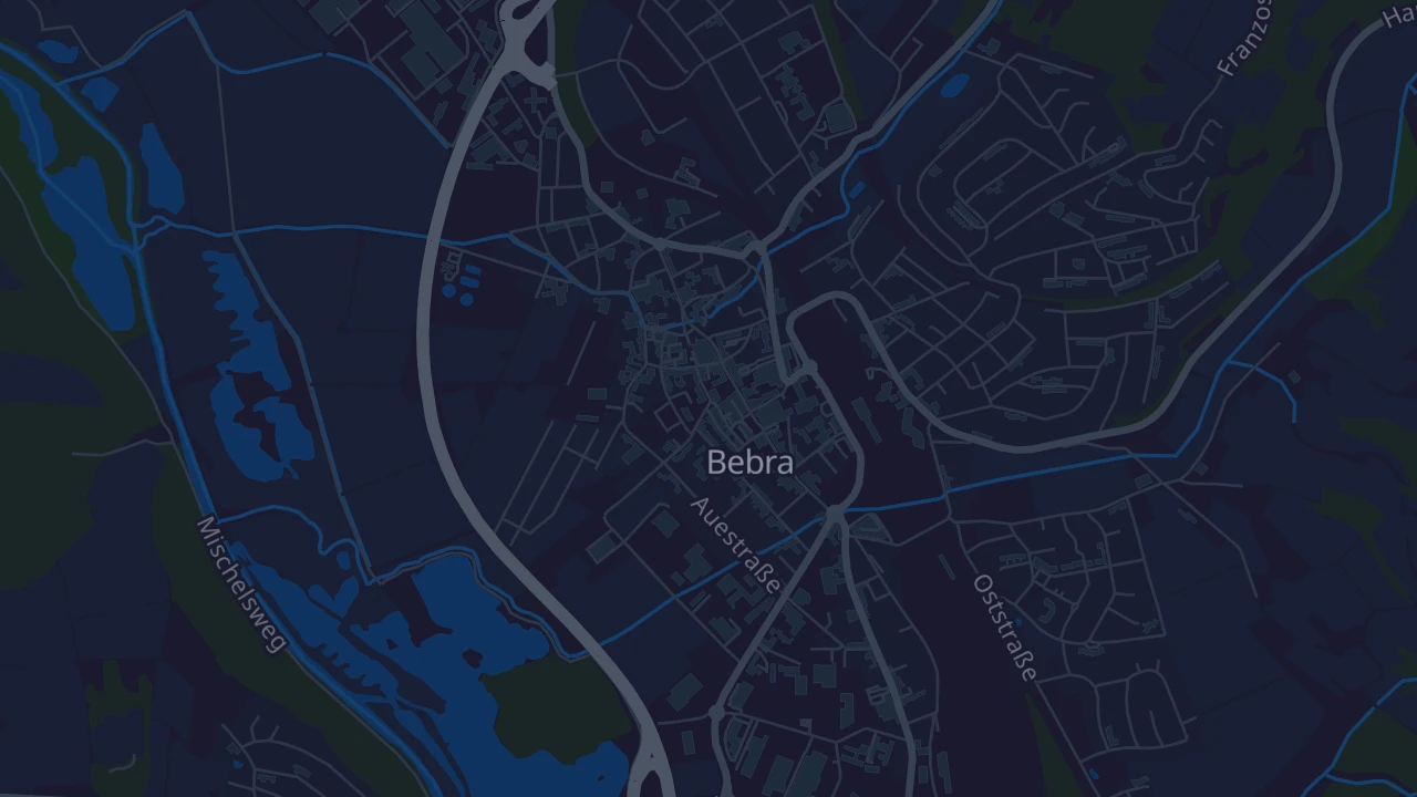 Karte von Bebra