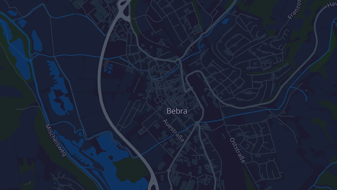 Karte von Bebra