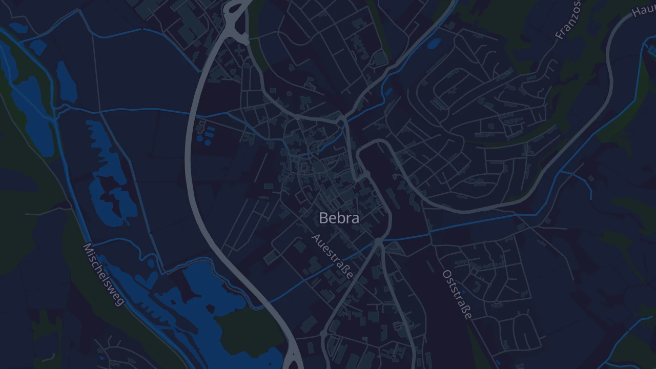 Karte von Bebra