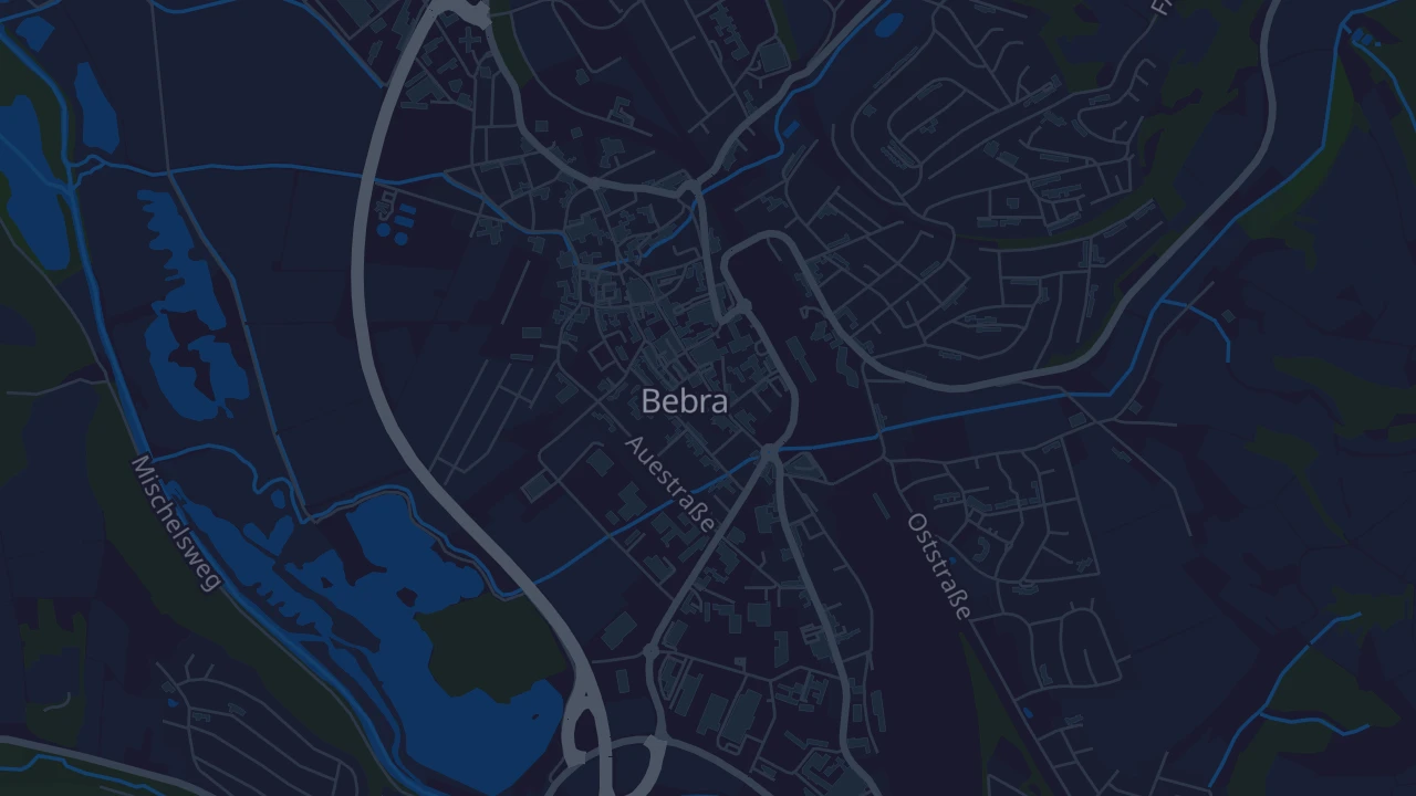 Karte von Bebra