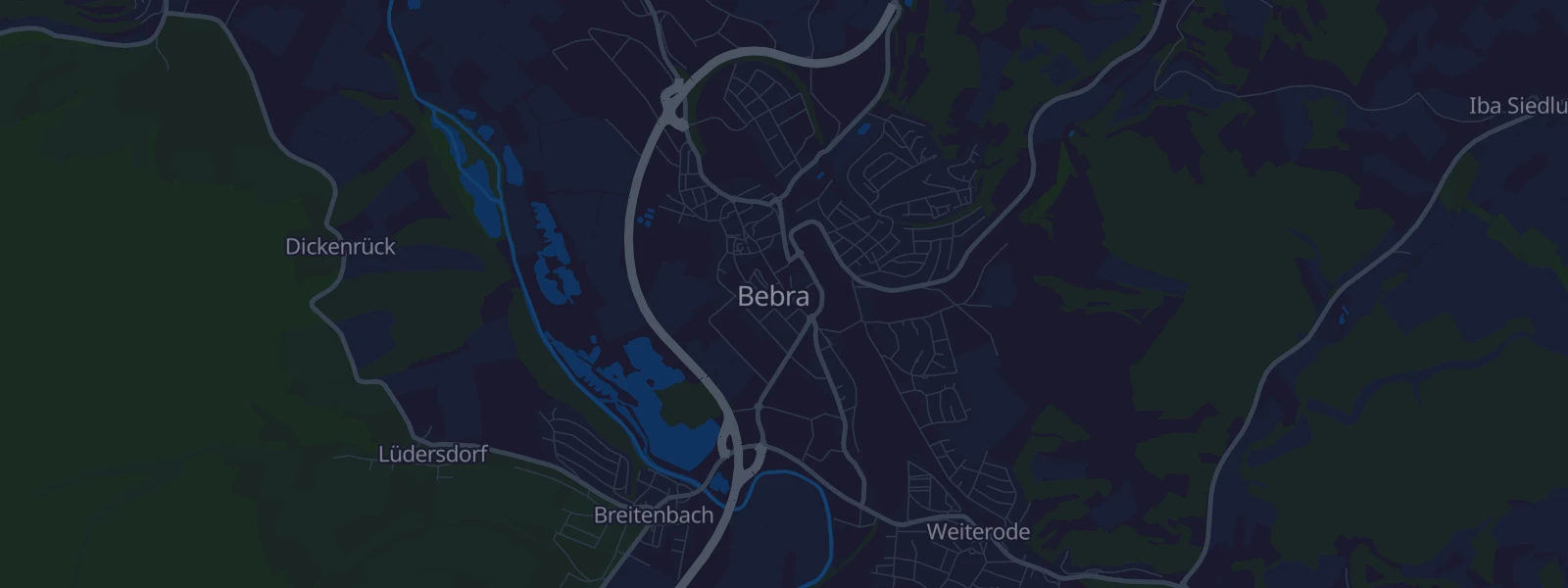 Karte von Bebra