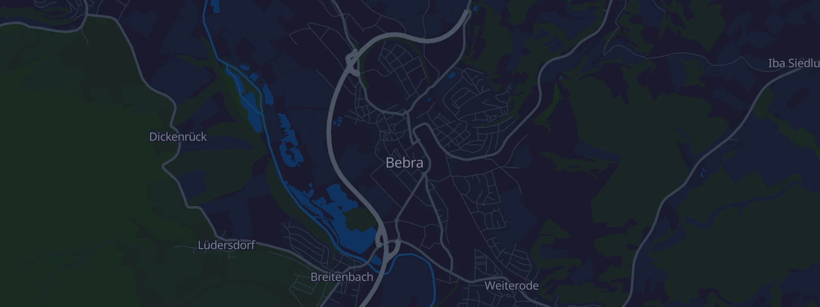 Karte von Bebra