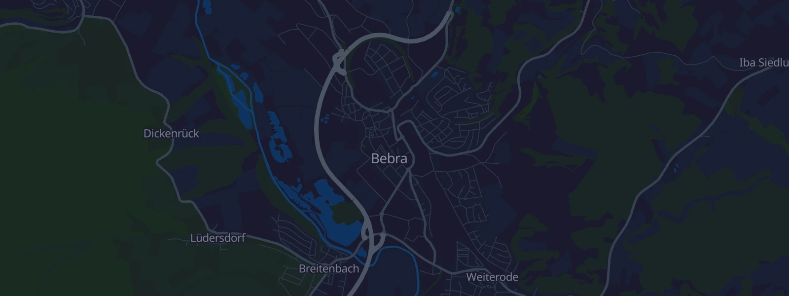Karte von Bebra