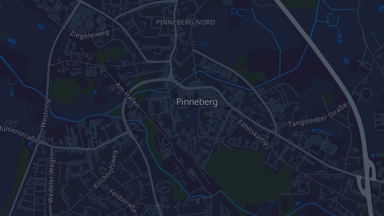 Karte von Pinneberg