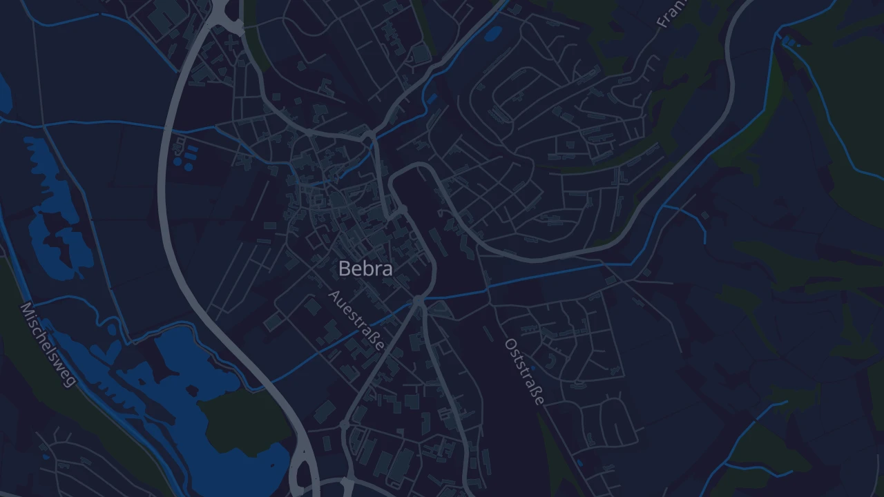 Karte von Bebra