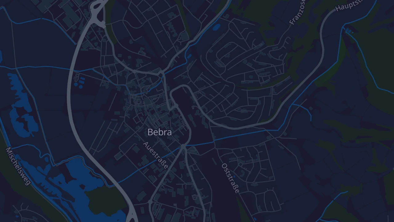 Karte von Bebra