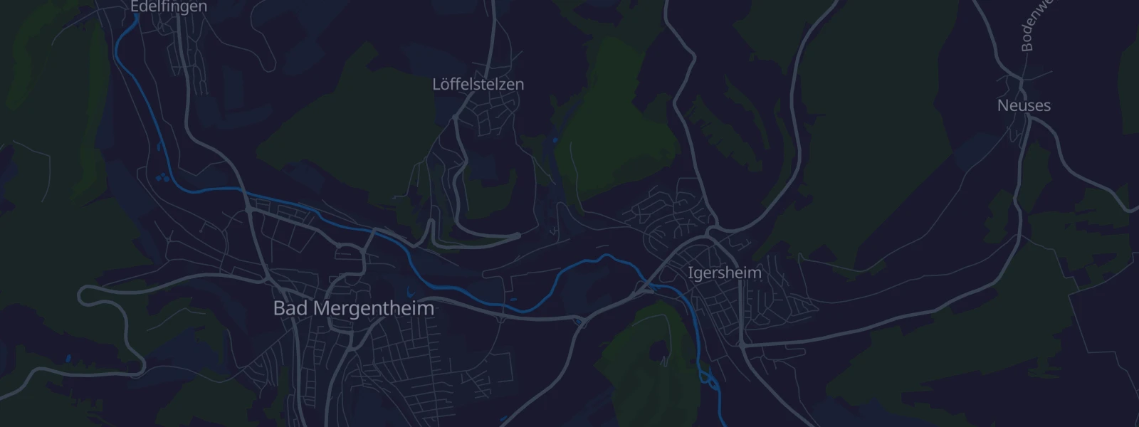 Karte von Igersheim