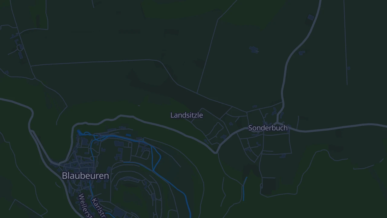 Karte von Blaubeuren