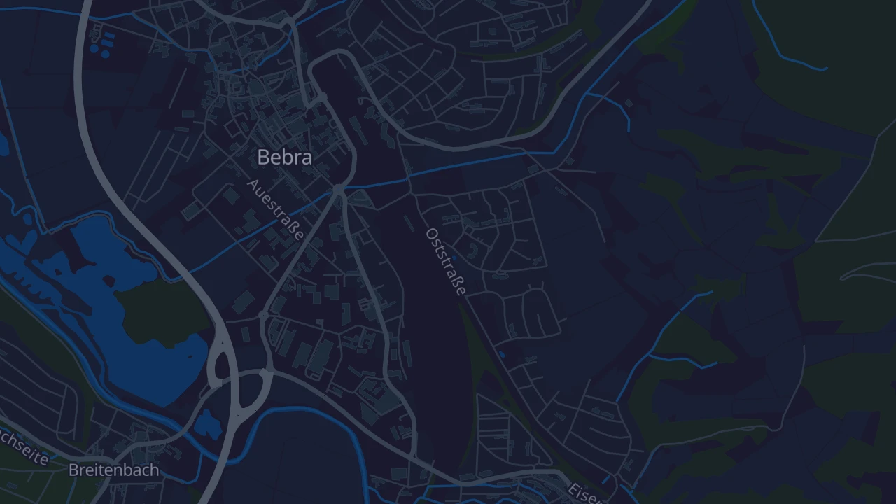 Karte von Bebra