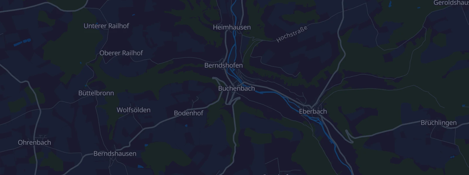 Karte von Mulfingen-Buchenbach