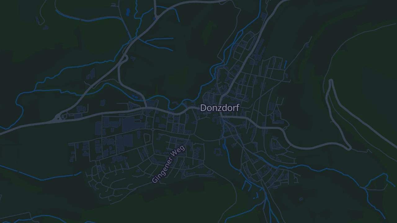Karte von Donzdorf