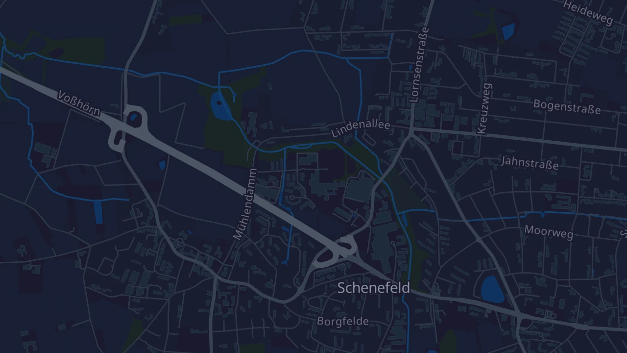 Karte von Schenefeld