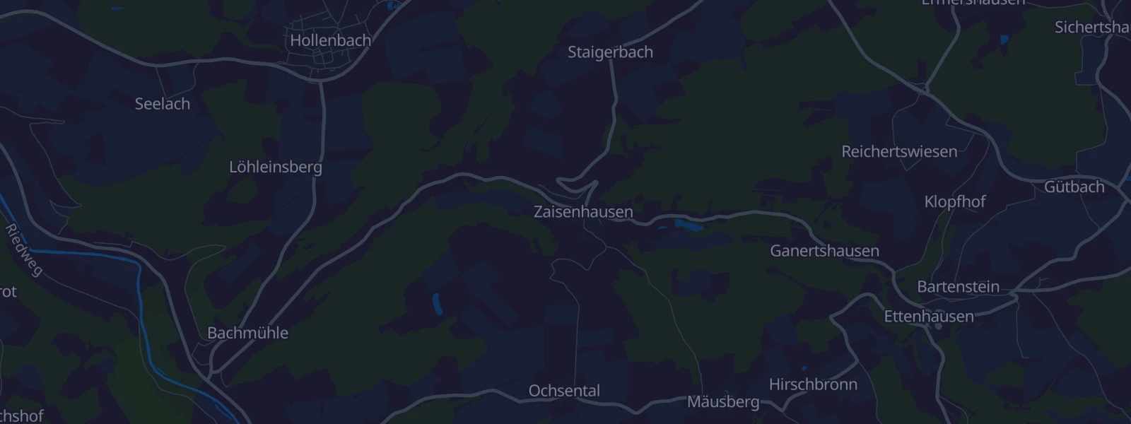 Karte von Zaisenhausen