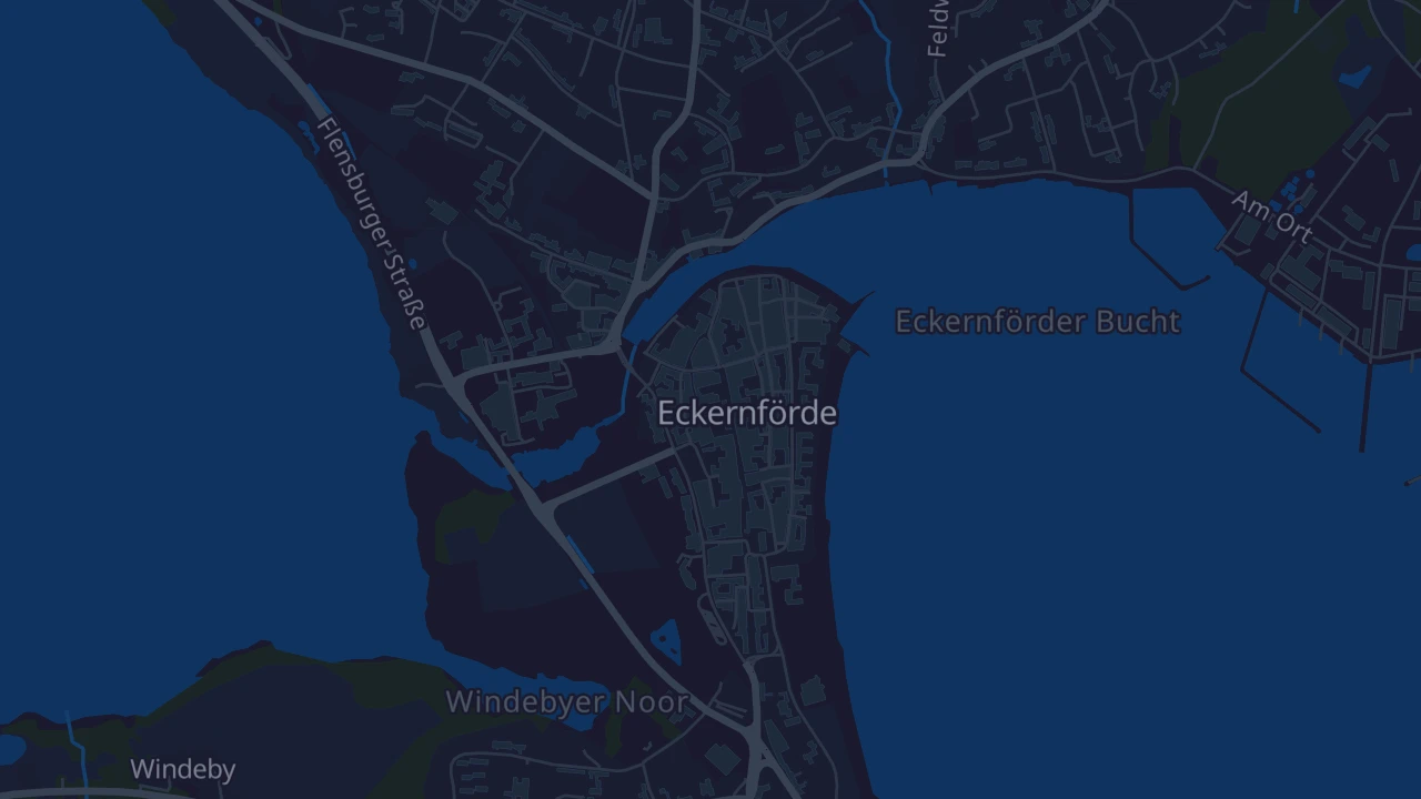 Karte von Eckernförde