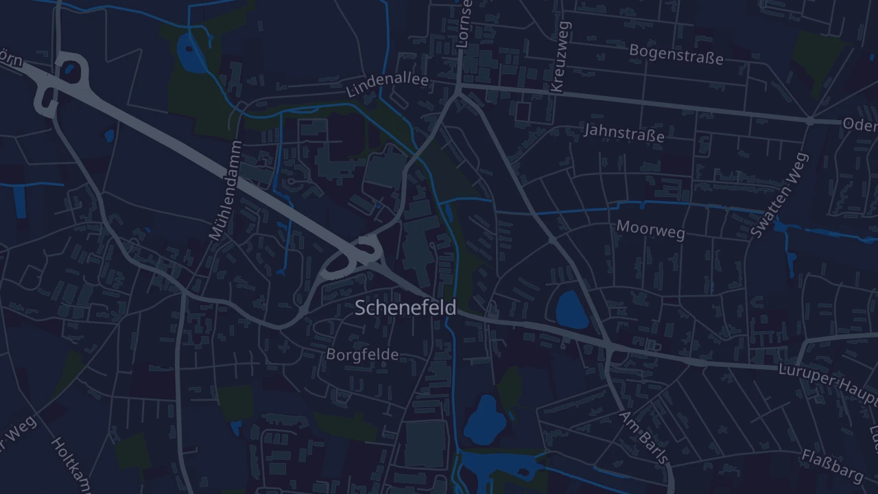 Karte von Schenefeld
