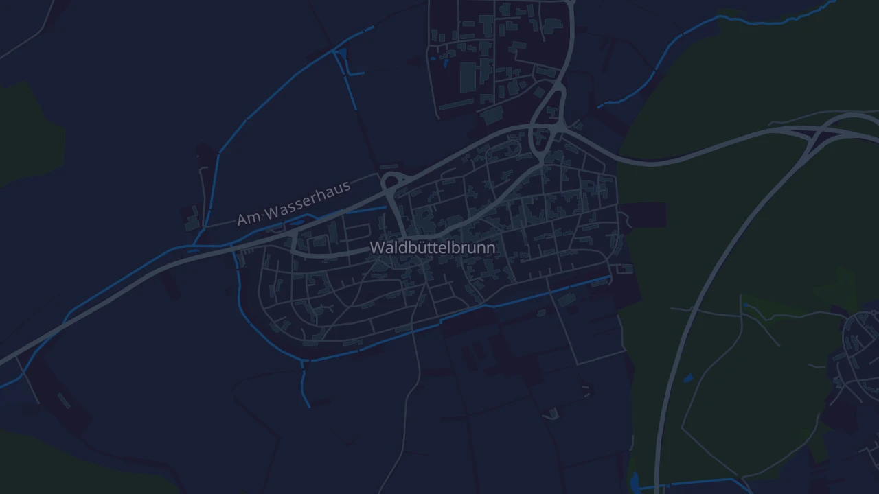 Karte von Waldbüttelbrunn