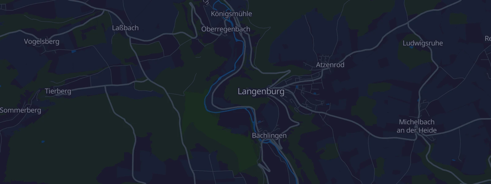 Karte von Langenburg