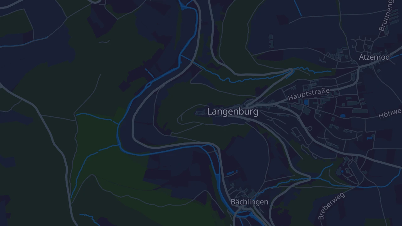 Karte von Langenburg