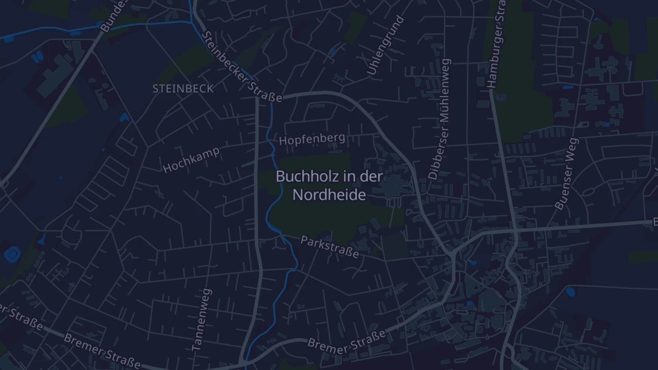 Karte von Buchholz in der Nordheide