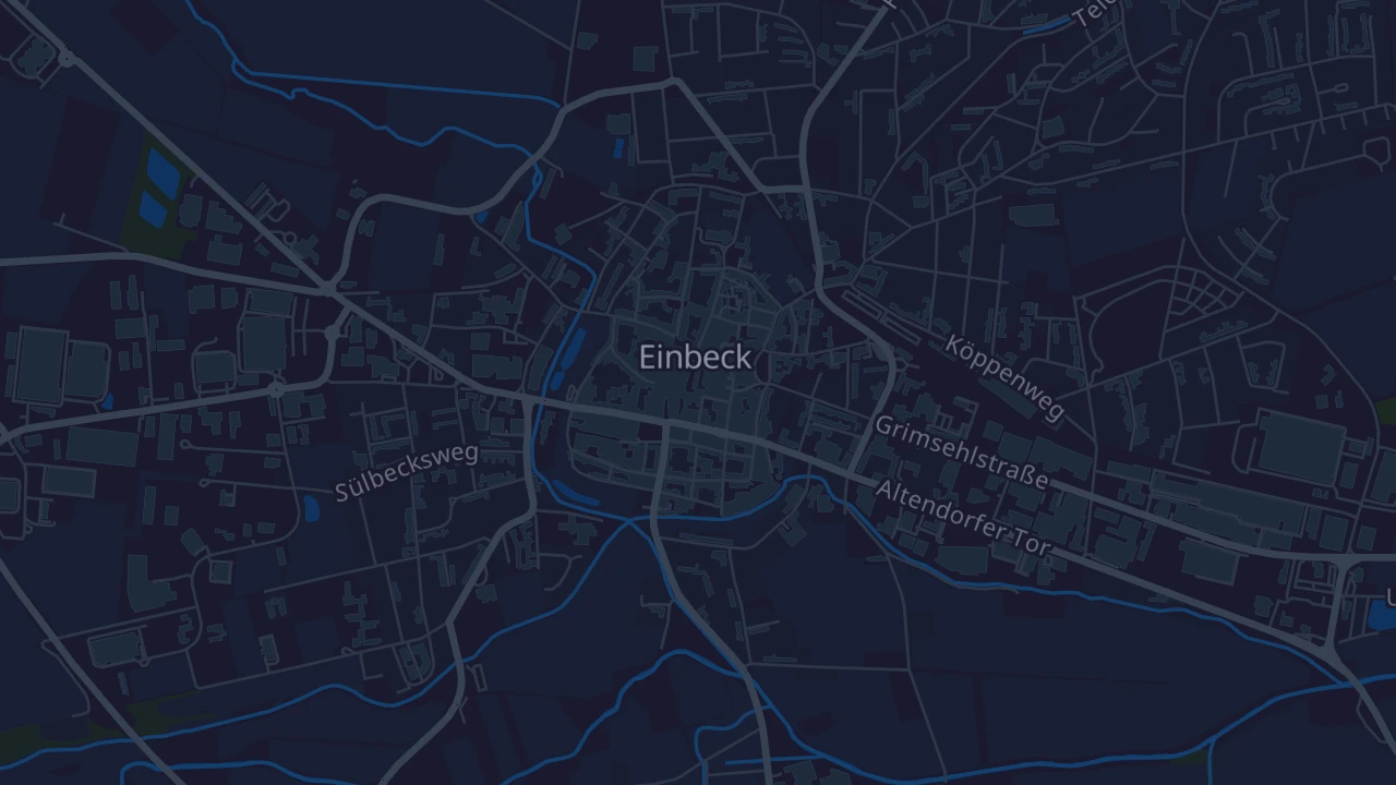 Karte von Einbeck