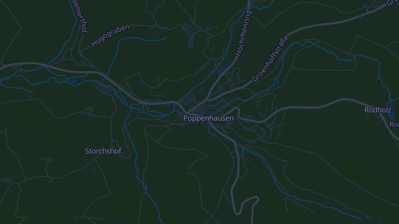 Karte von Poppenhausen (Wasserkuppe)