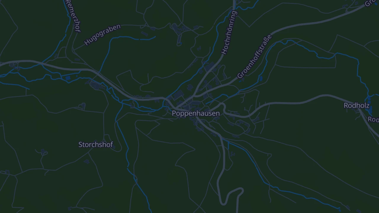 Karte von Poppenhausen (Wasserkuppe)