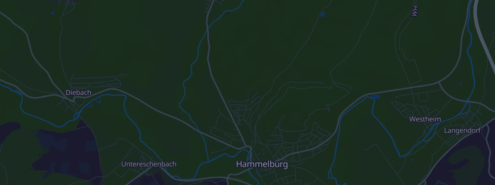 Karte von Hammelburg