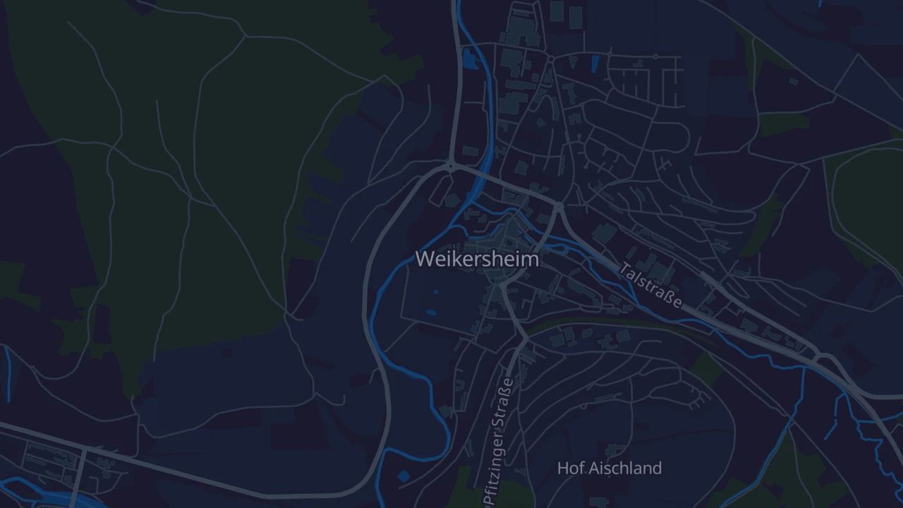 Karte von Weikersheim