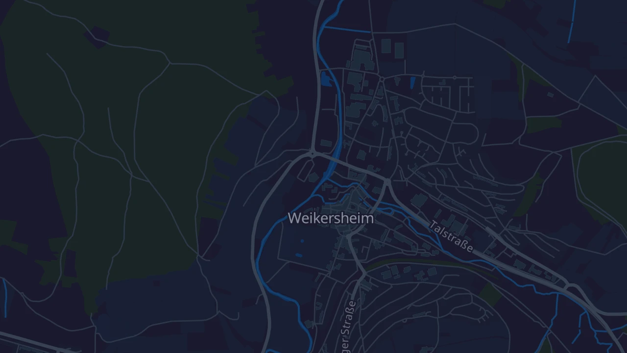 Karte von Weikersheim