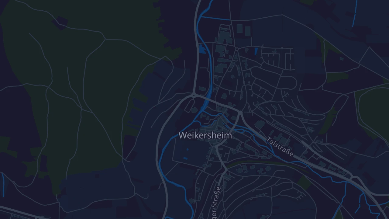 Karte von Weikersheim