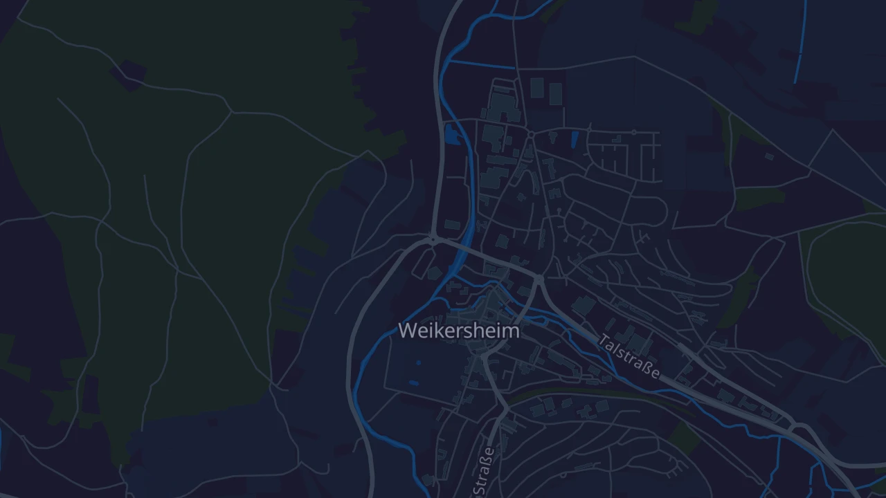 Karte von Weikersheim
