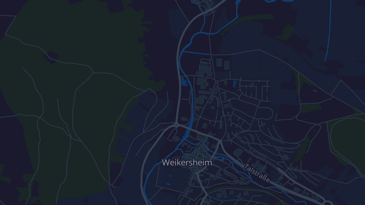 Karte von Weikersheim
