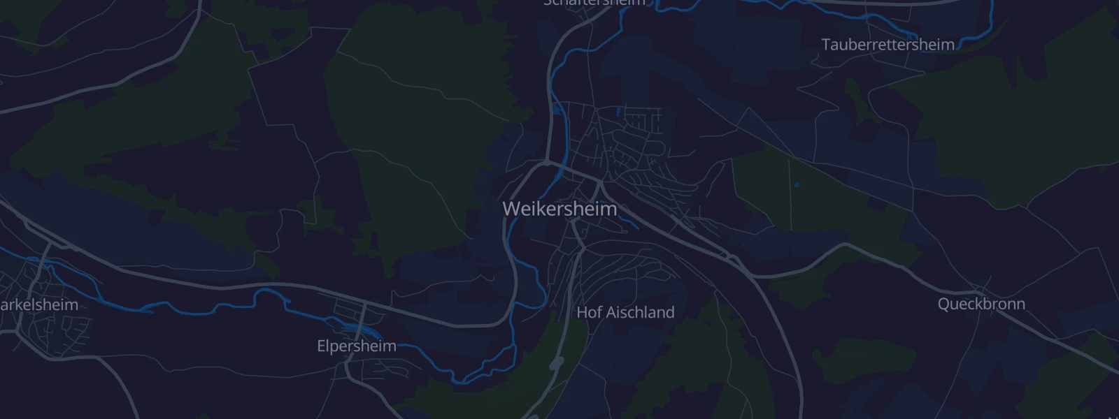 Karte von Weikersheim