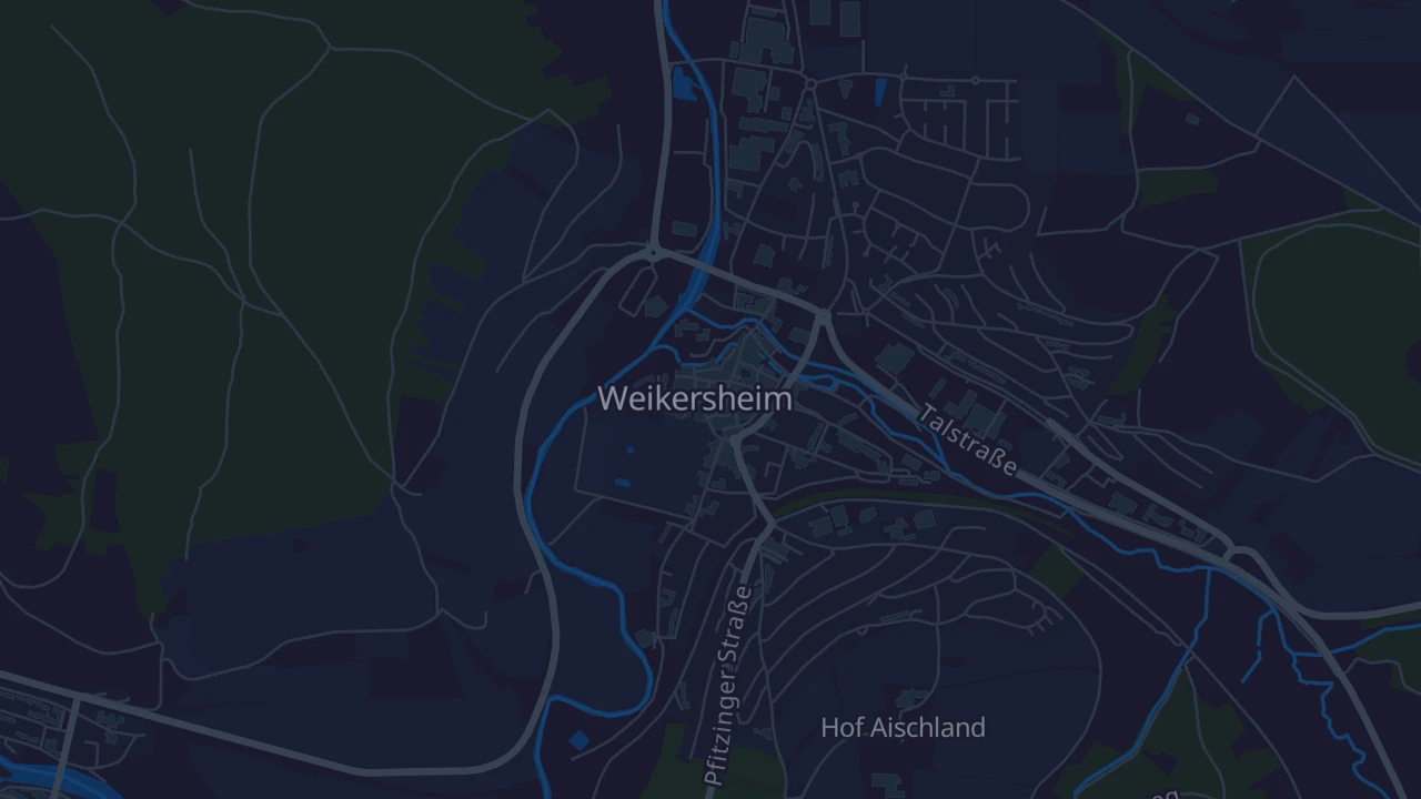 Karte von Weikersheim