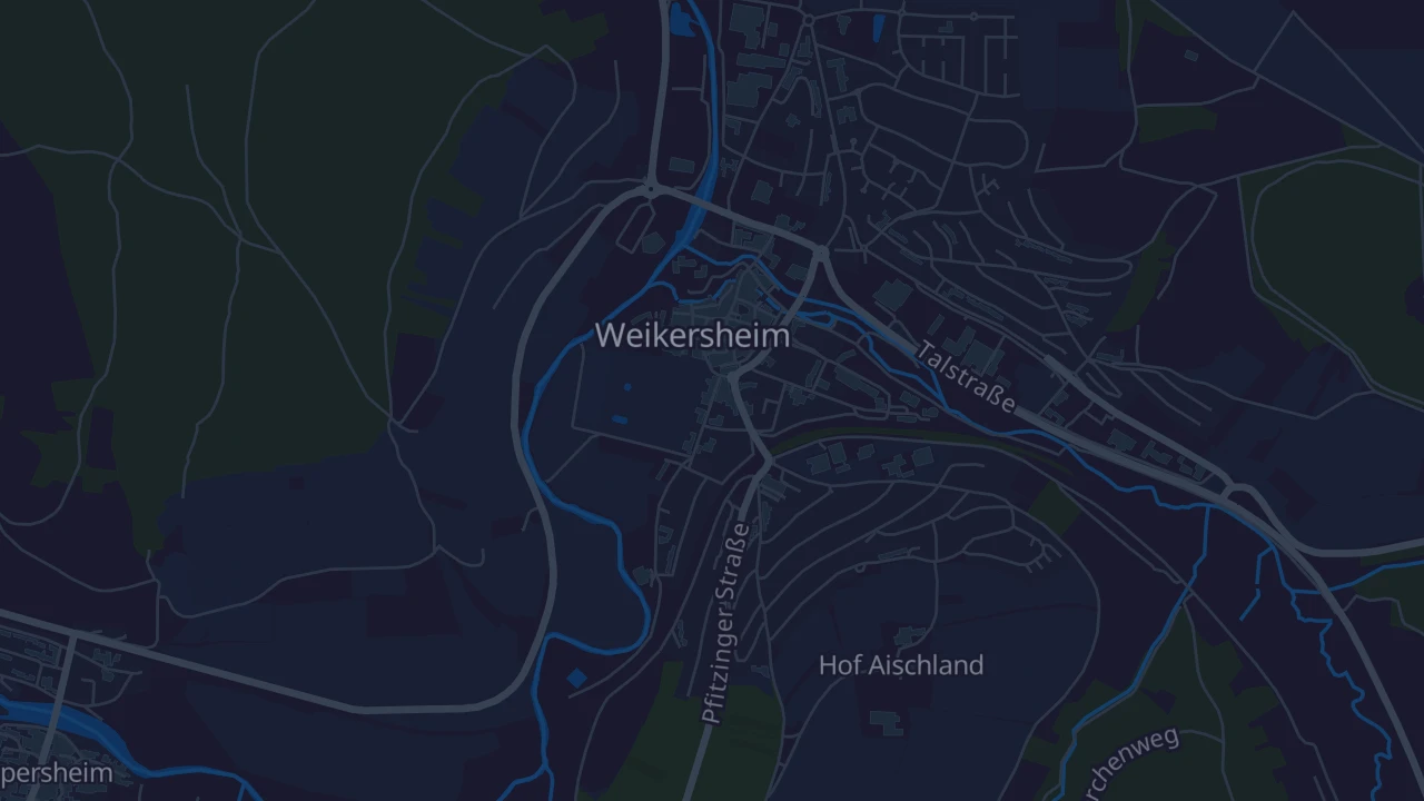 Karte von Weikersheim