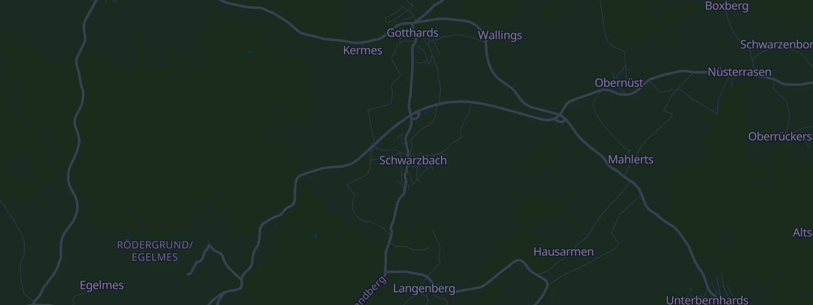 Karte von Hofbieber-Schwarzbach