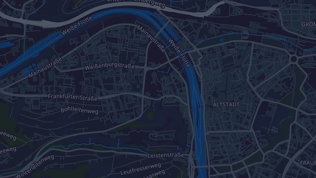Karte von Würzburg
