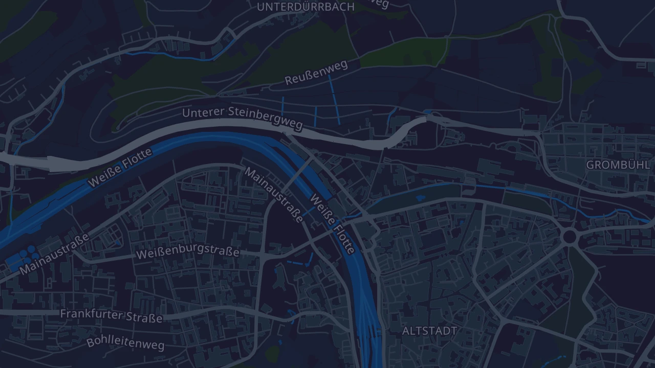 Karte von Würzburg