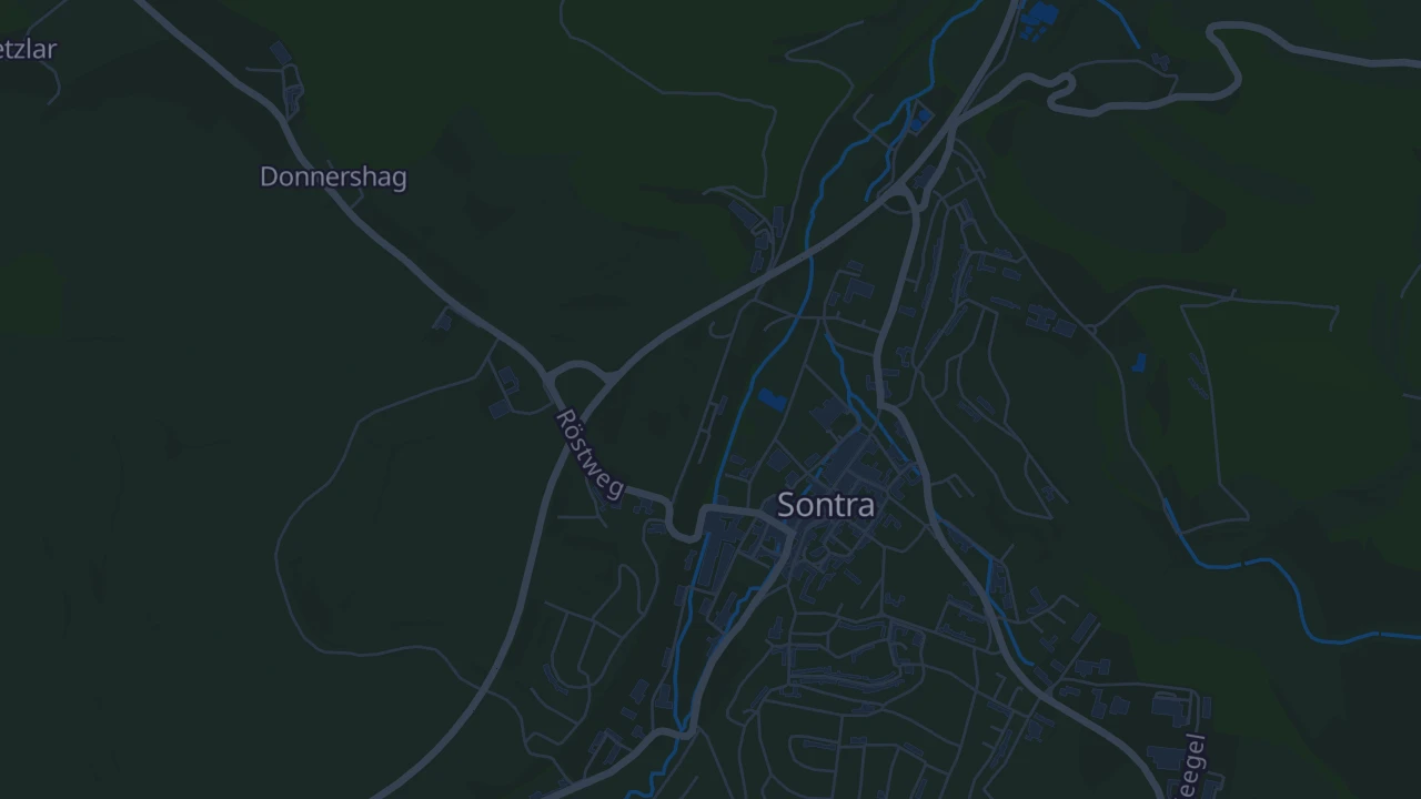 Karte von Sontra